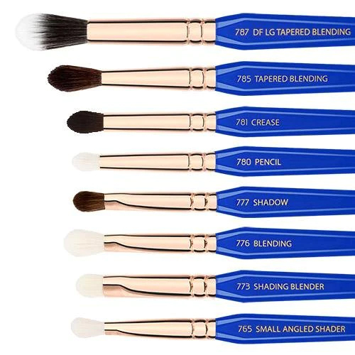 Bộ Cọ Trang Điểm Mắt 15 Cây BDELLIUM TOOLS Golden Triangle Eyes Only Complete GOLDENEYE